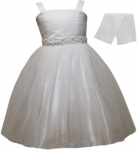 GIRLS CASUAL DRESSES  (0232325) WHITE